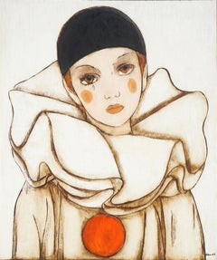Mid Century Figurative - Pagliacci The Clown