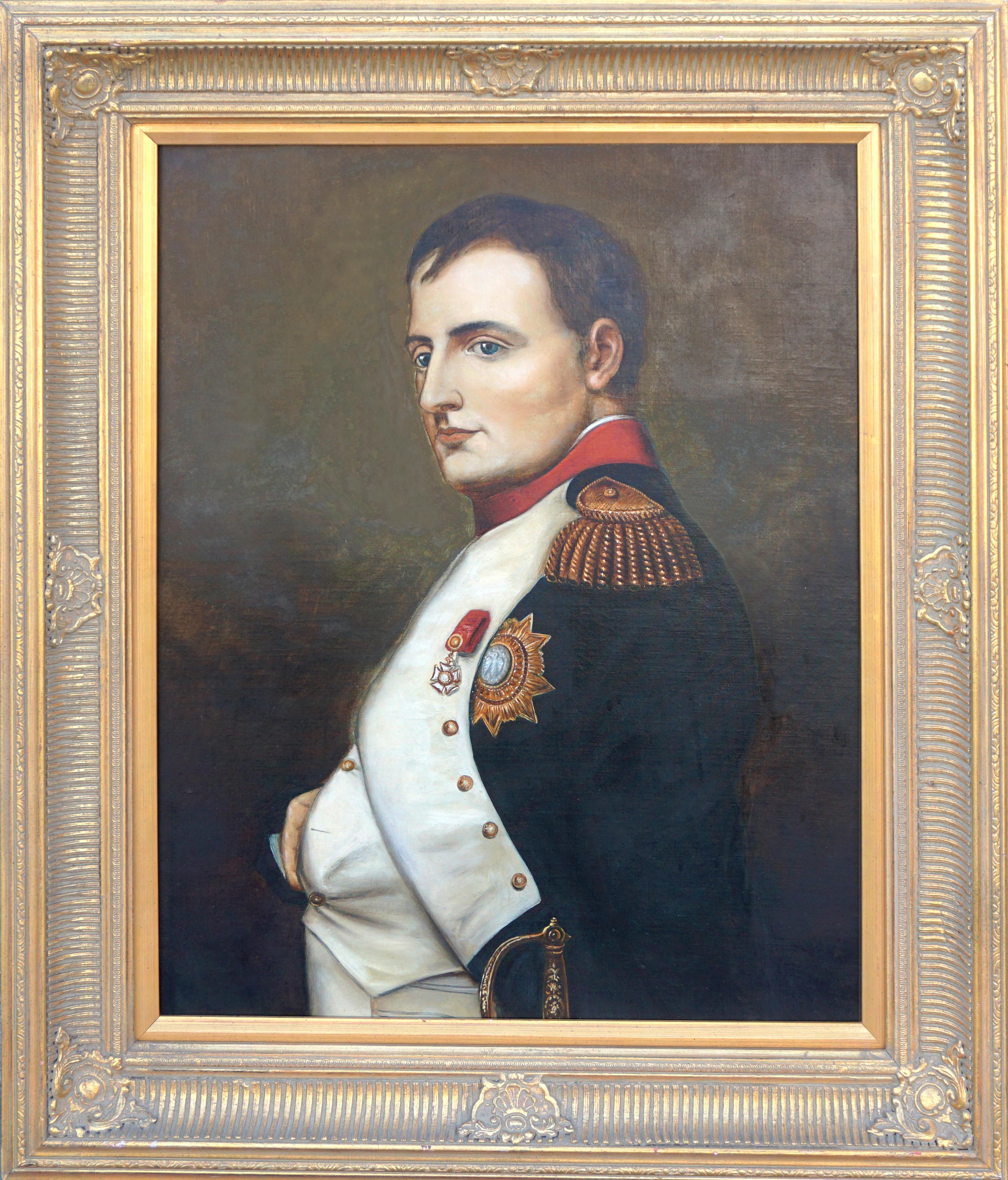 Unknown Figurative Painting - Study of Paul DeLaroche's Napoleon Bonapart Portrait
