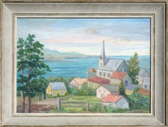 Retro Late 19th Century Santa Cruz California Landscape