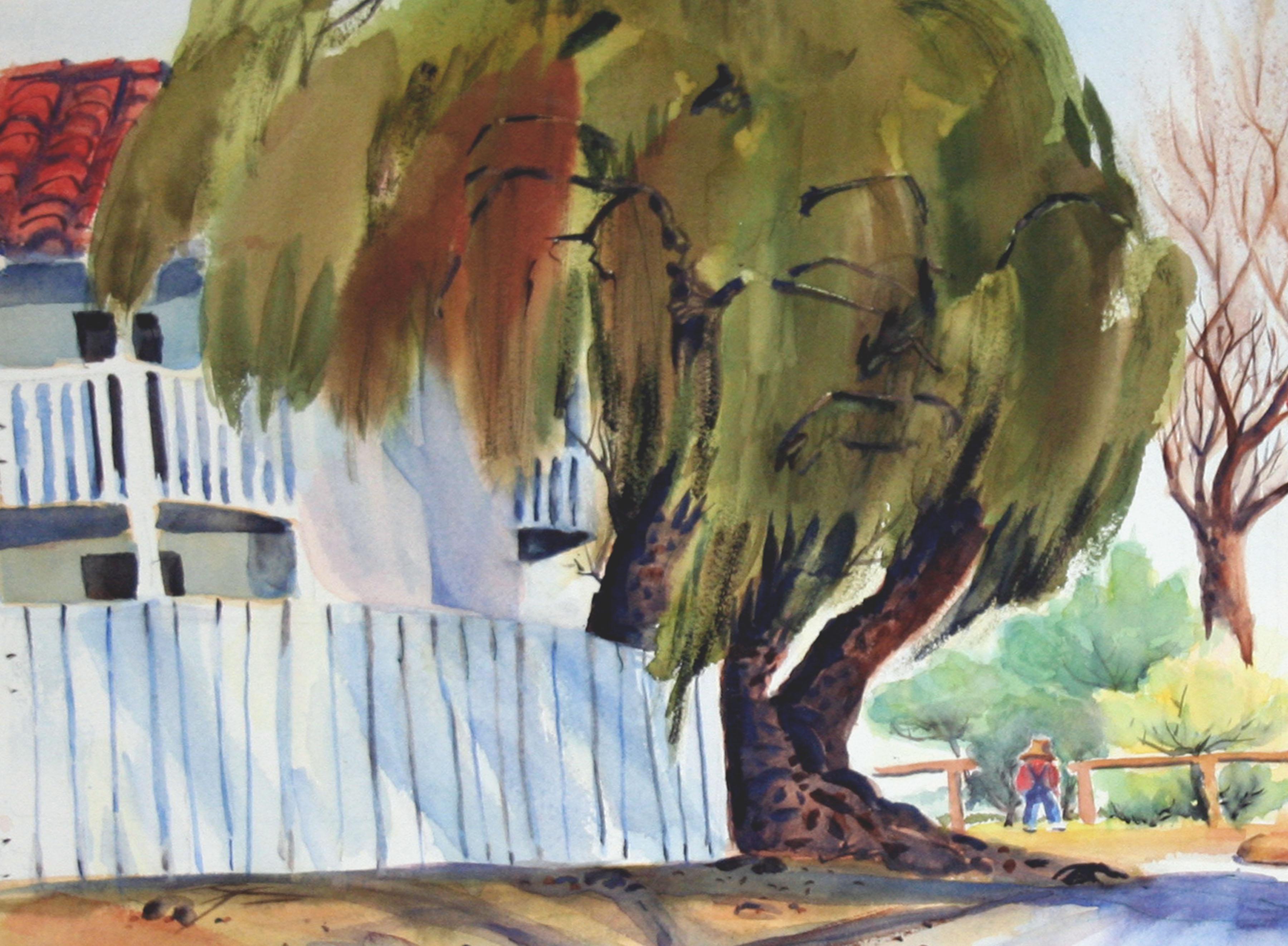 Gold Rush Town Columbia, California Landscape by Lillie Heebner - Art by L. Heebner