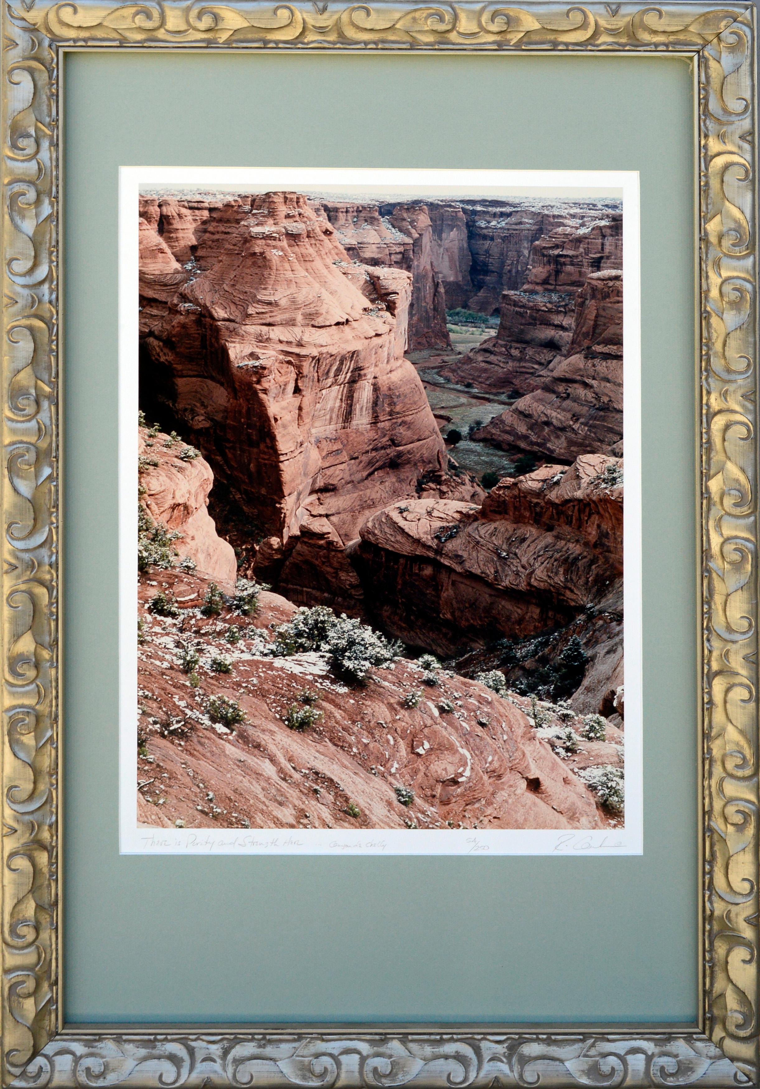 Rick Canham Landscape Photograph - Canyon de Chelly, Arizona Desert Landscape - Limited Edition Color Photograph 