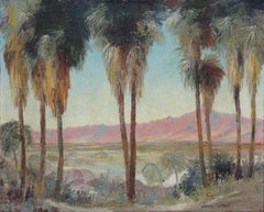 Antique Early 20th Century Palm Springs Landscape