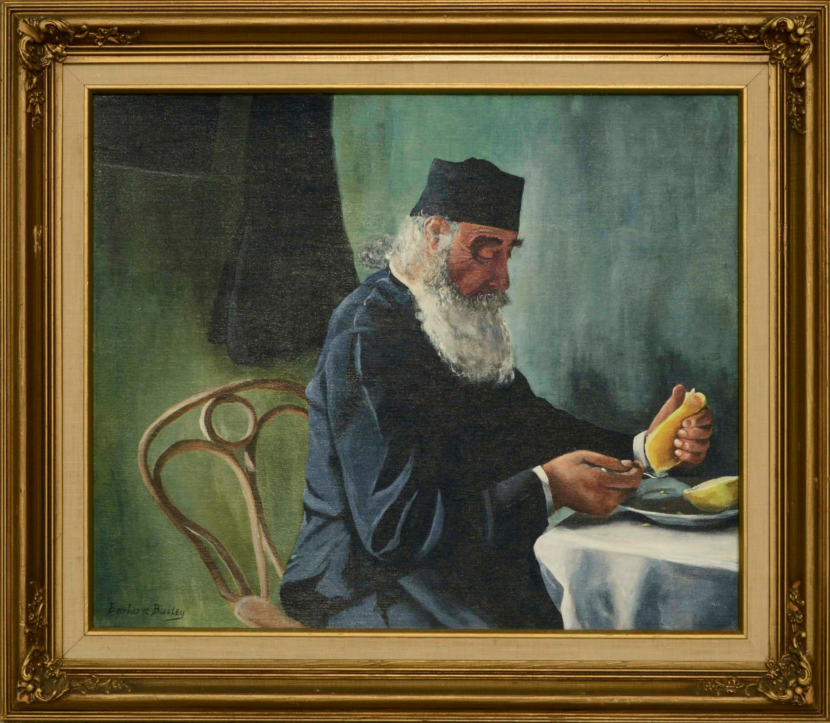 Barbara Arnold Bailey  Figurative Painting - Greek Orthodox Portrait