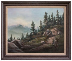 Pacific Northwest Mountain Landscape 