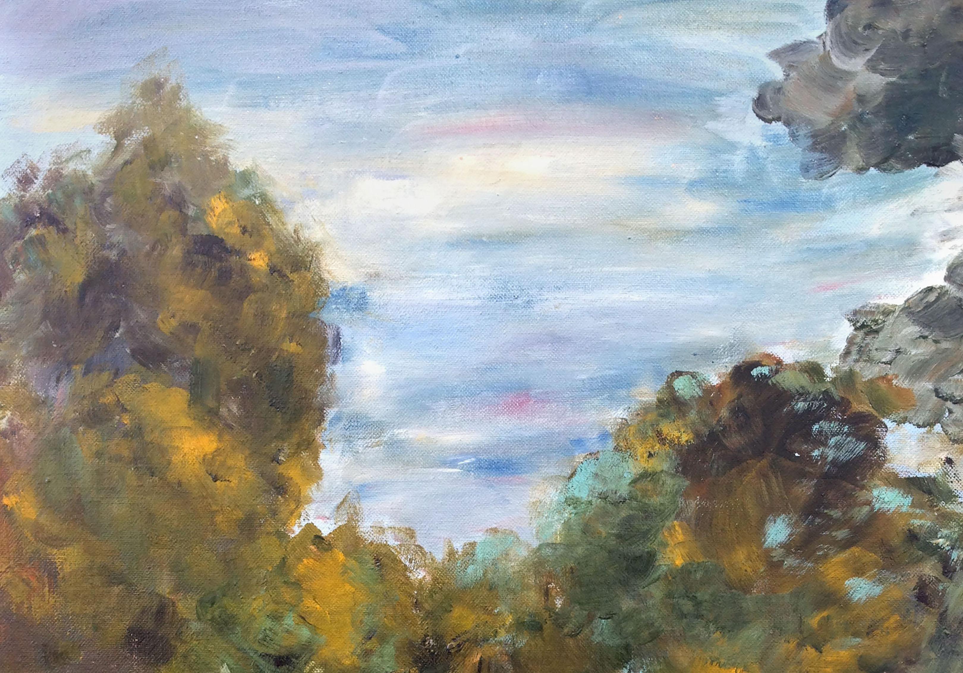 Pacific Trail Landlandschaft aus der Mitte des Jahrhunderts  (Amerikanischer Impressionismus), Painting, von Florence Bell Boosey