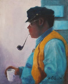 Bay Area Figurative Portrait of Artist Stan Fullerton