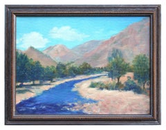 Southern California Plein Air Mountain Stream Landscape