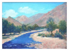 Southern California Plein Air Mountain Stream Landscape
