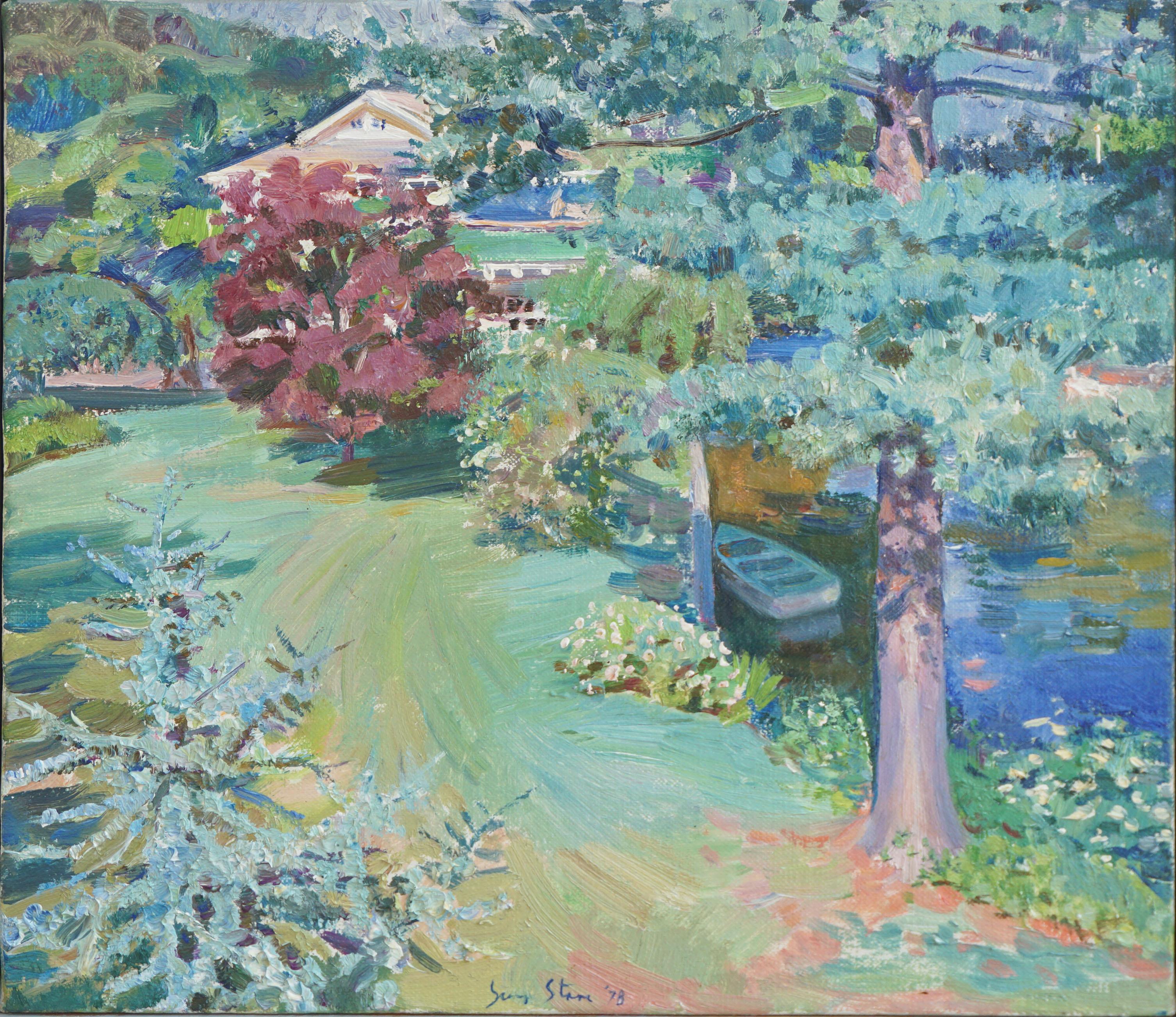 Vista del paisaje del Studio A - Painting de S. Starr