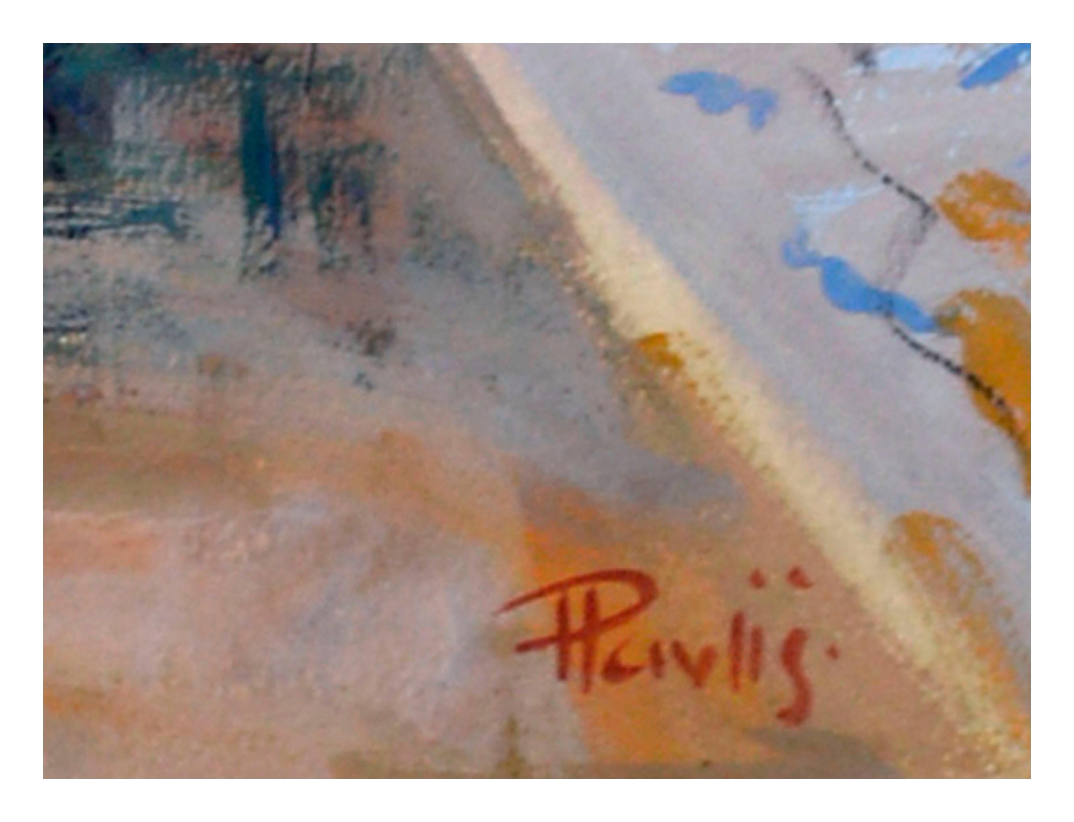 Modernes weißes Chrysanthemen-Stillleben der Moderne von Jaroslav Pavlis im Angebot 3
