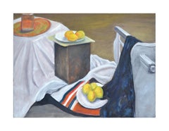 Vintage Still Life with Lemons