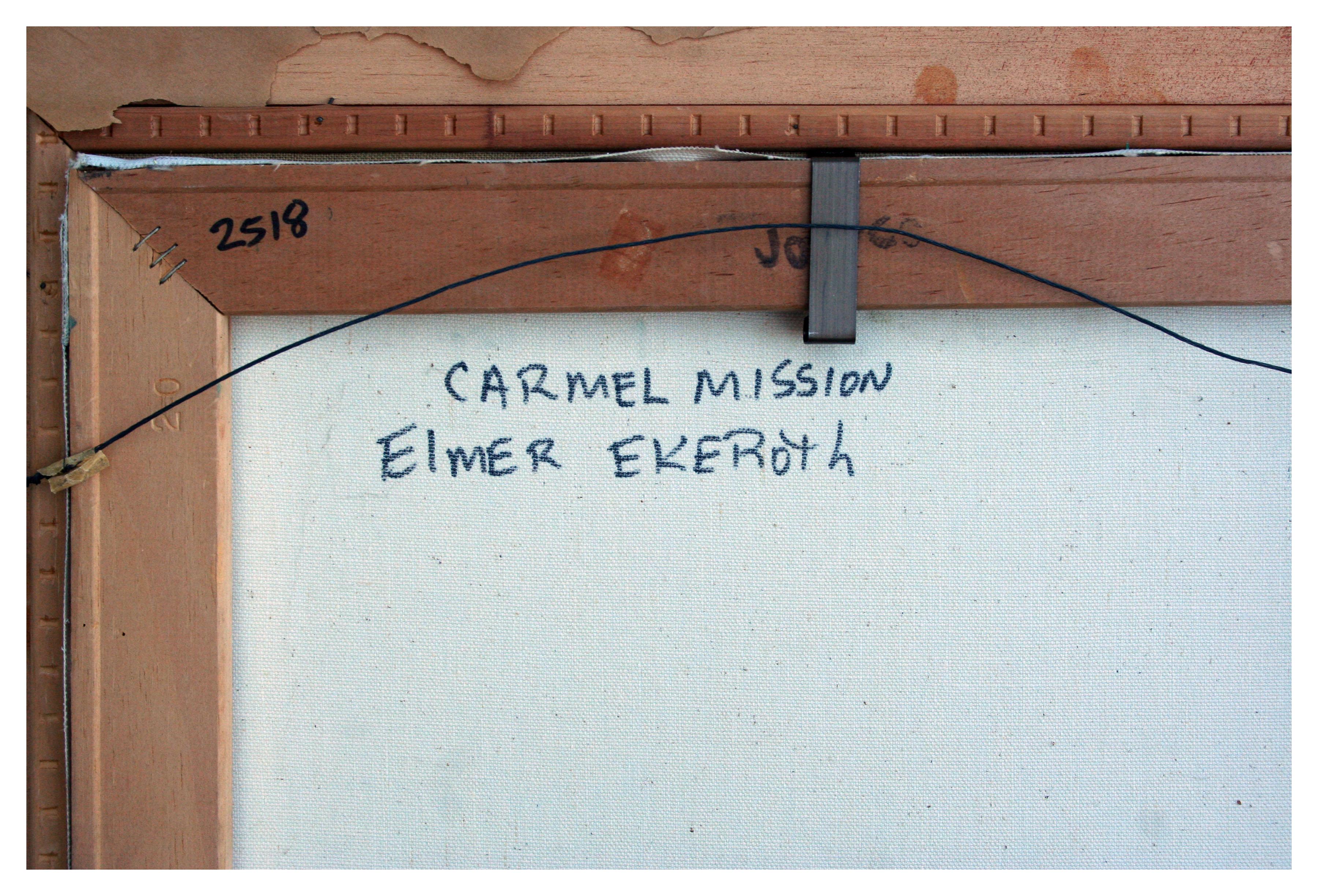 Mid Century Carmel Mission Landscape by Elmer Ekeroth  For Sale 1