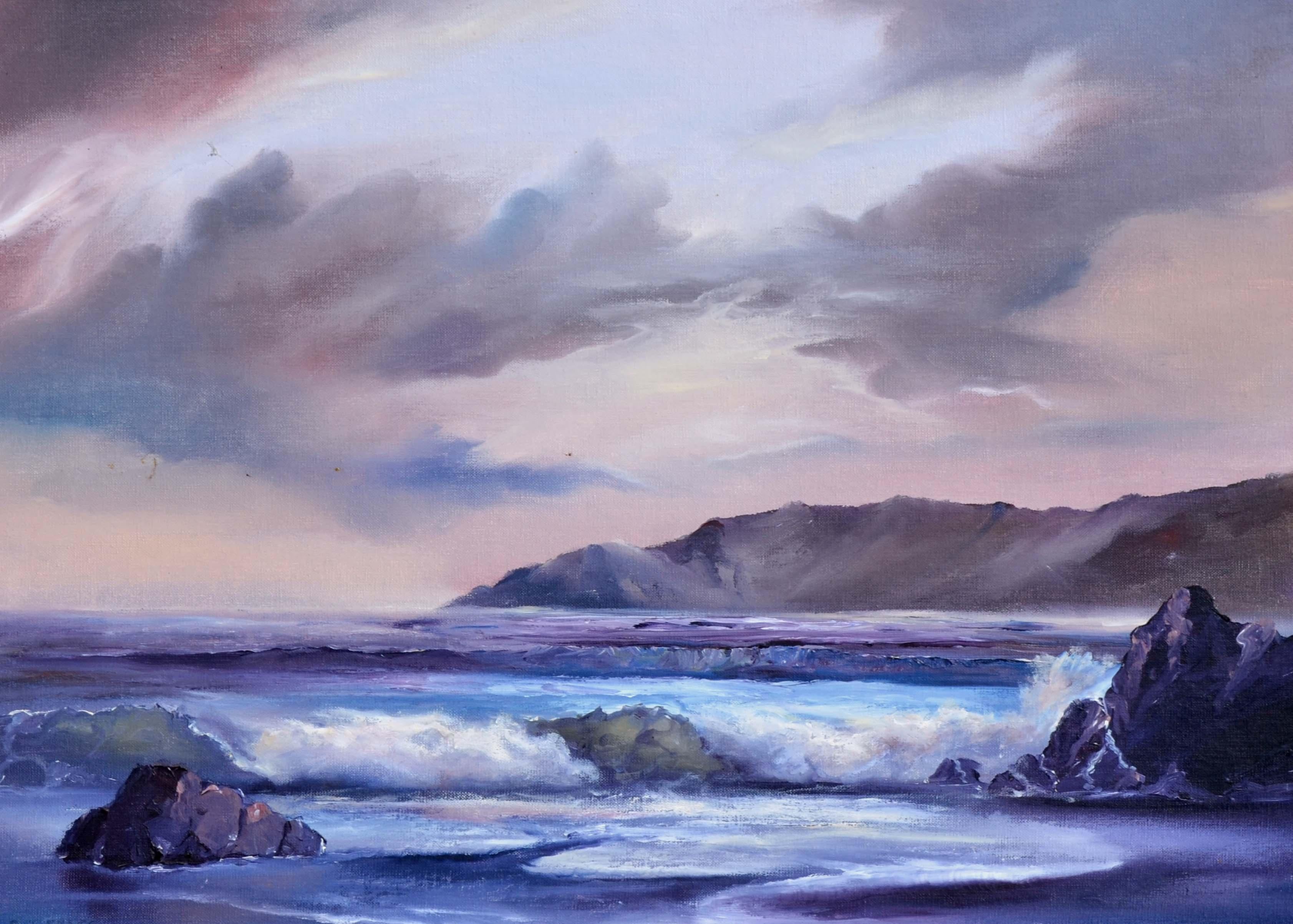 Paysage marin de la Grande côte du Sud - Painting de R. W. Price