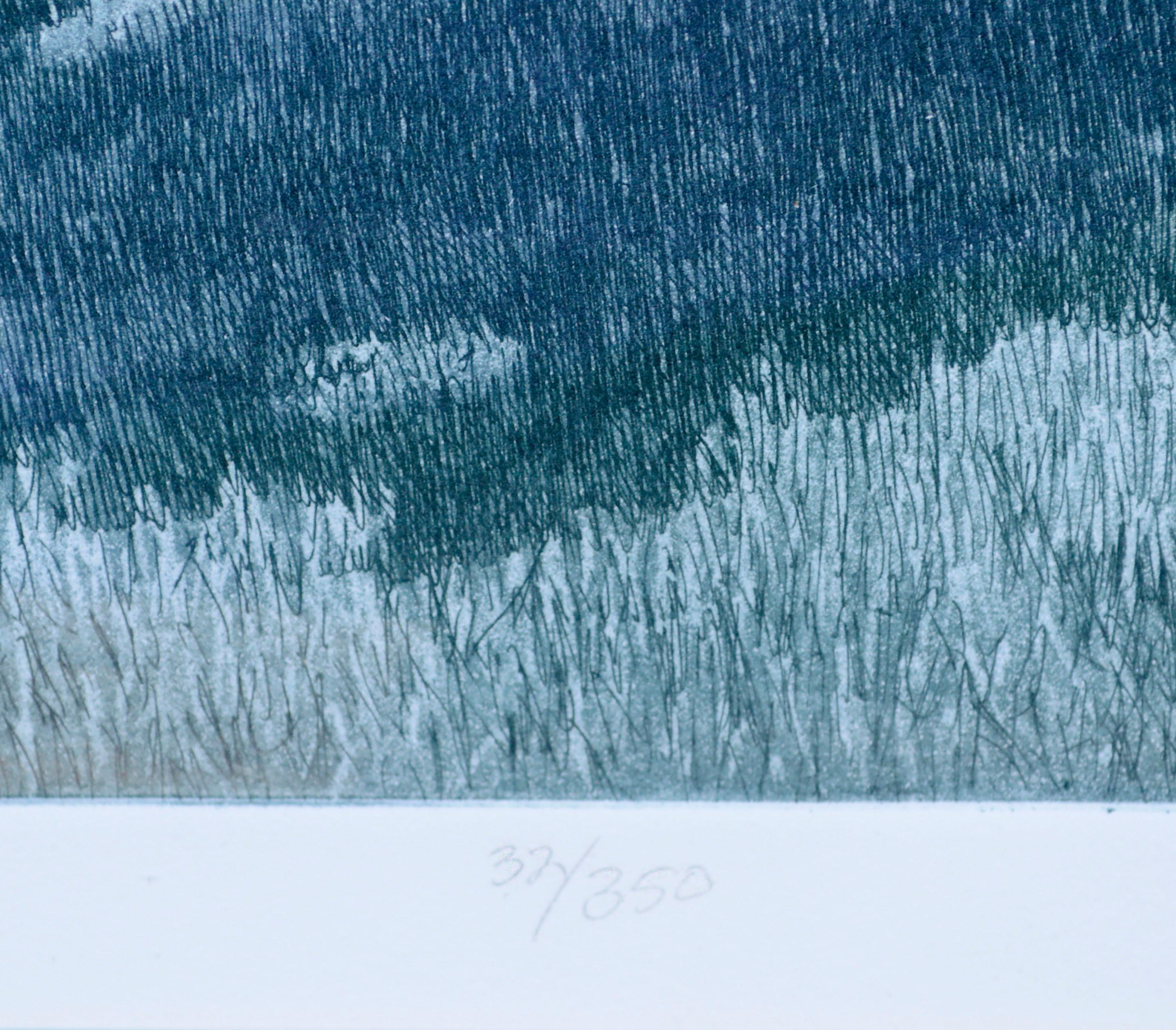 Emerald Hills - Landscape with Tree by Donna Aldridge 3