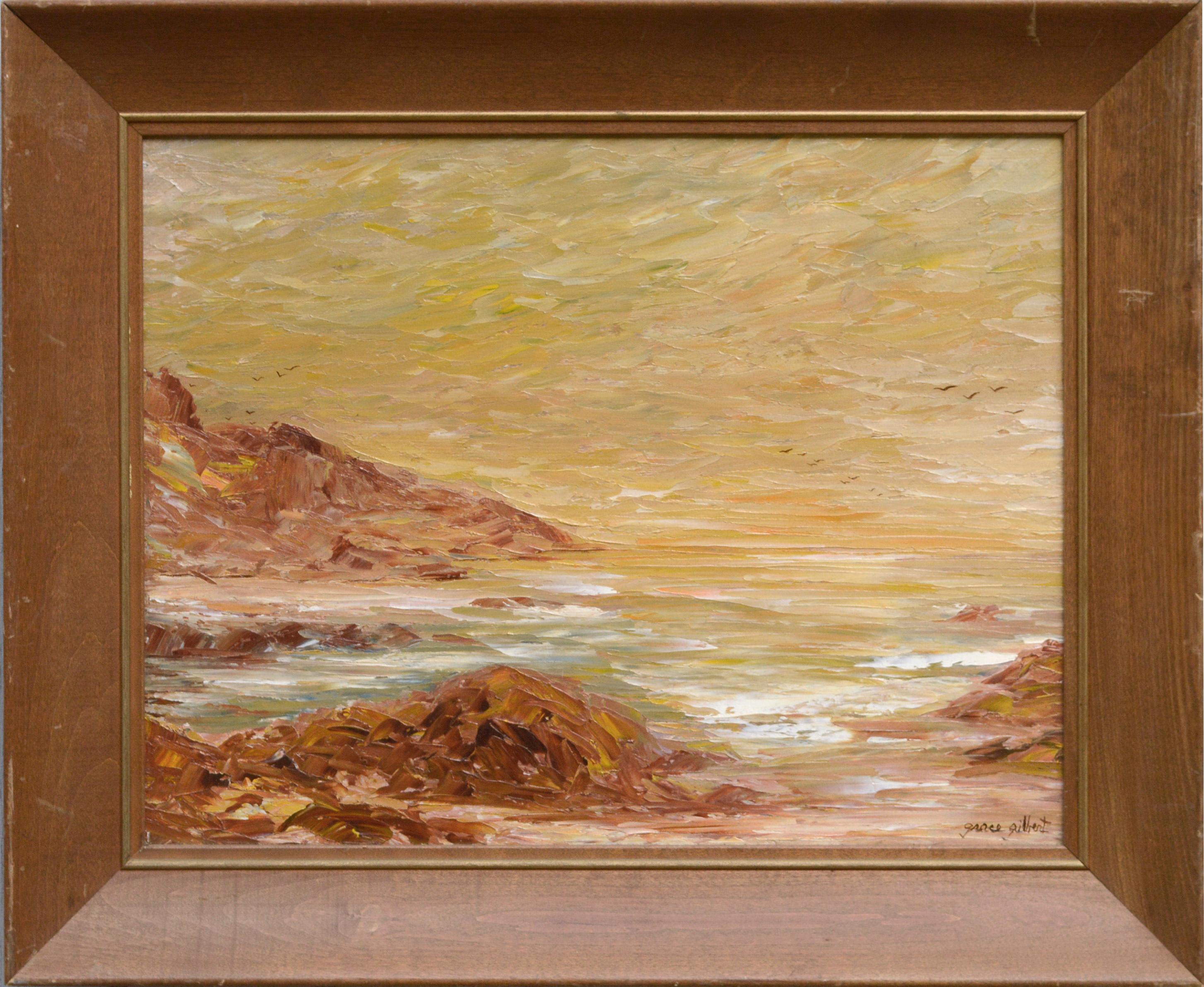 Grace Gilbert Landscape Painting - Sunrise Seascape