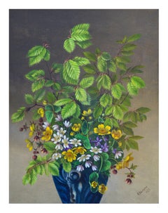 Mid Century Meadow Wildflowers Still-Life