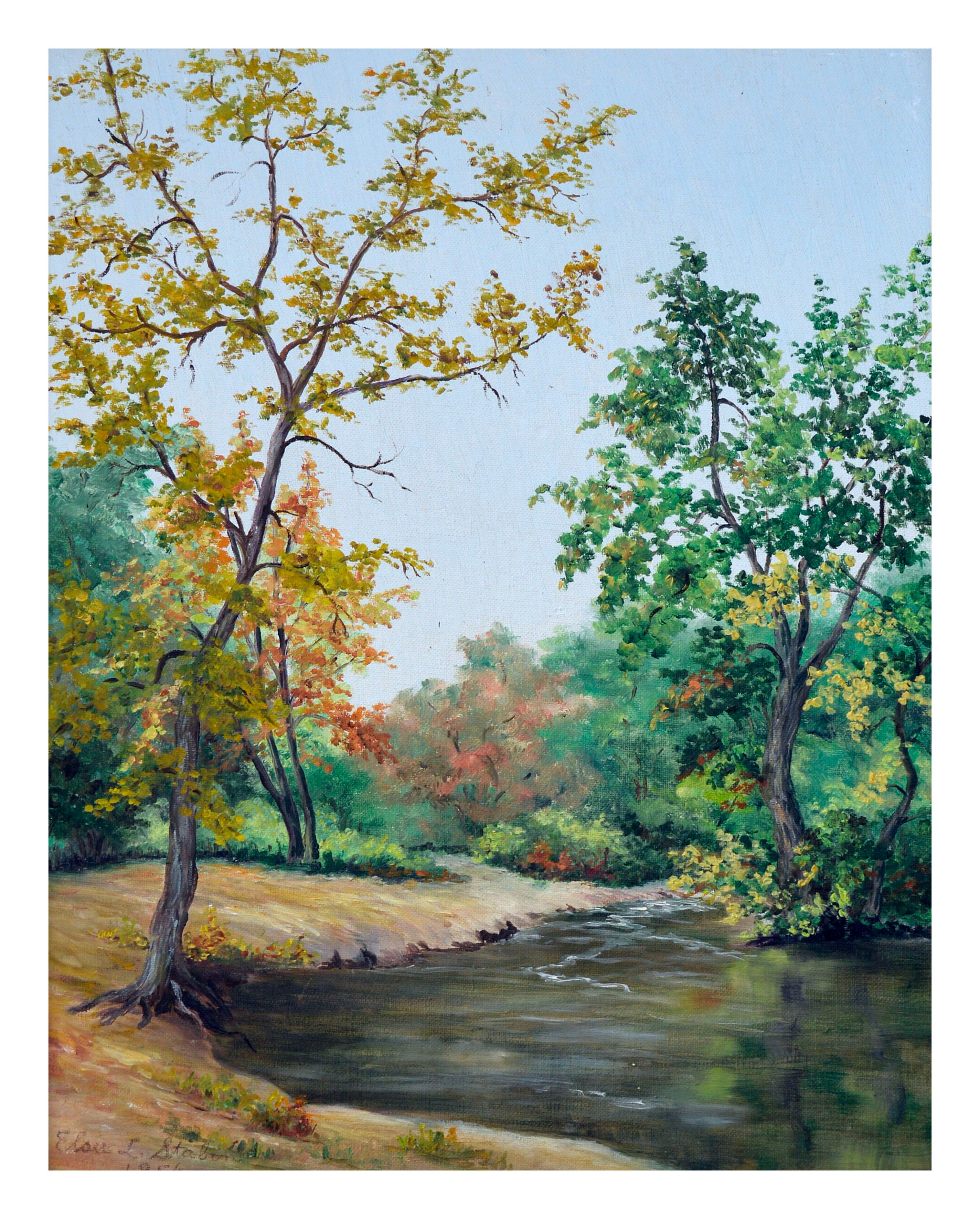 Mid Century Tuolumne Meadows Yosemite Landscape - Painting by Elsie Leona Staben
