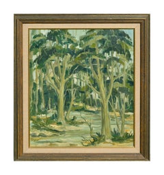 Vintage Mid Century Eucalyptus Grove