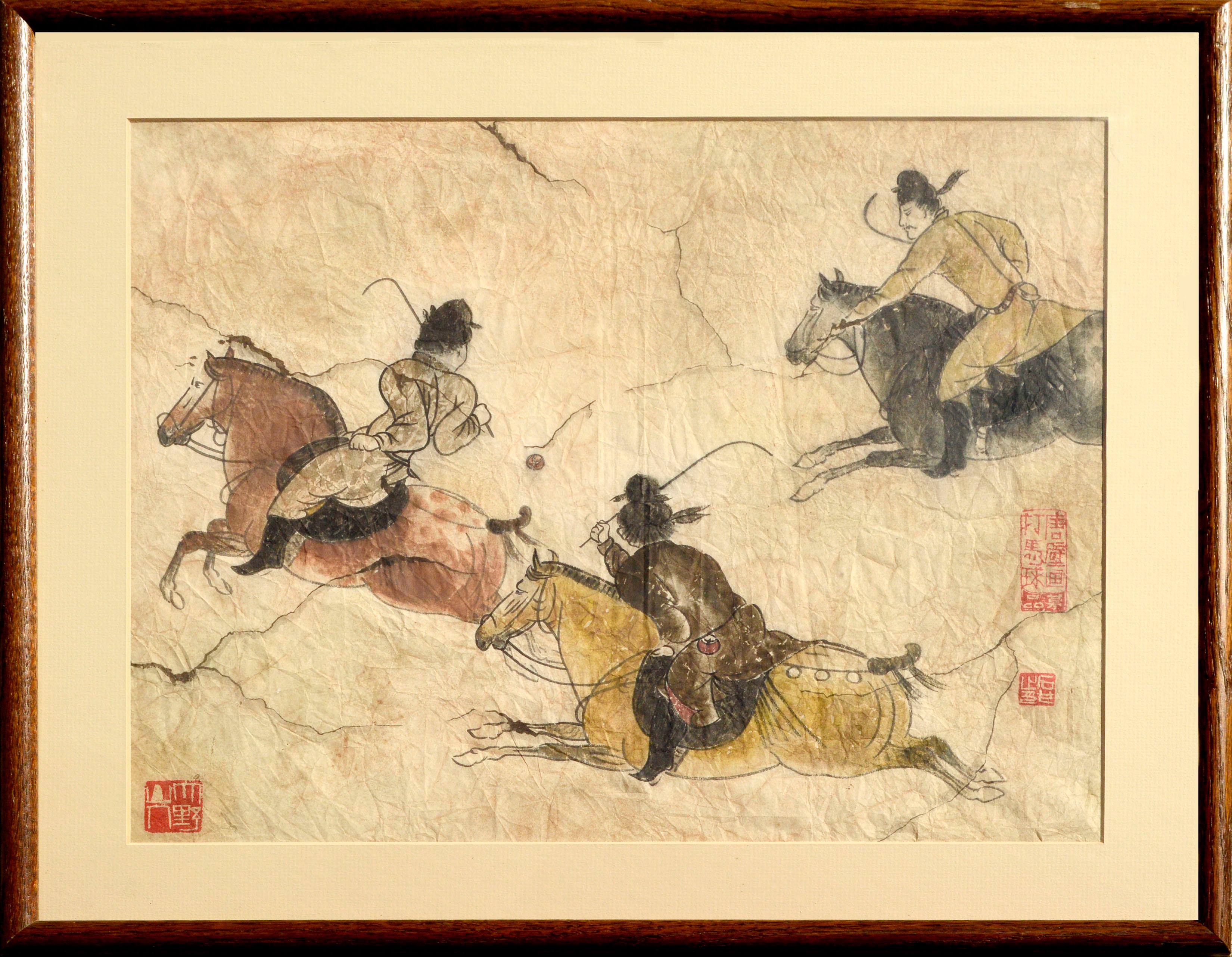 Unknown Animal Art - Tang Dynasty Polo Players