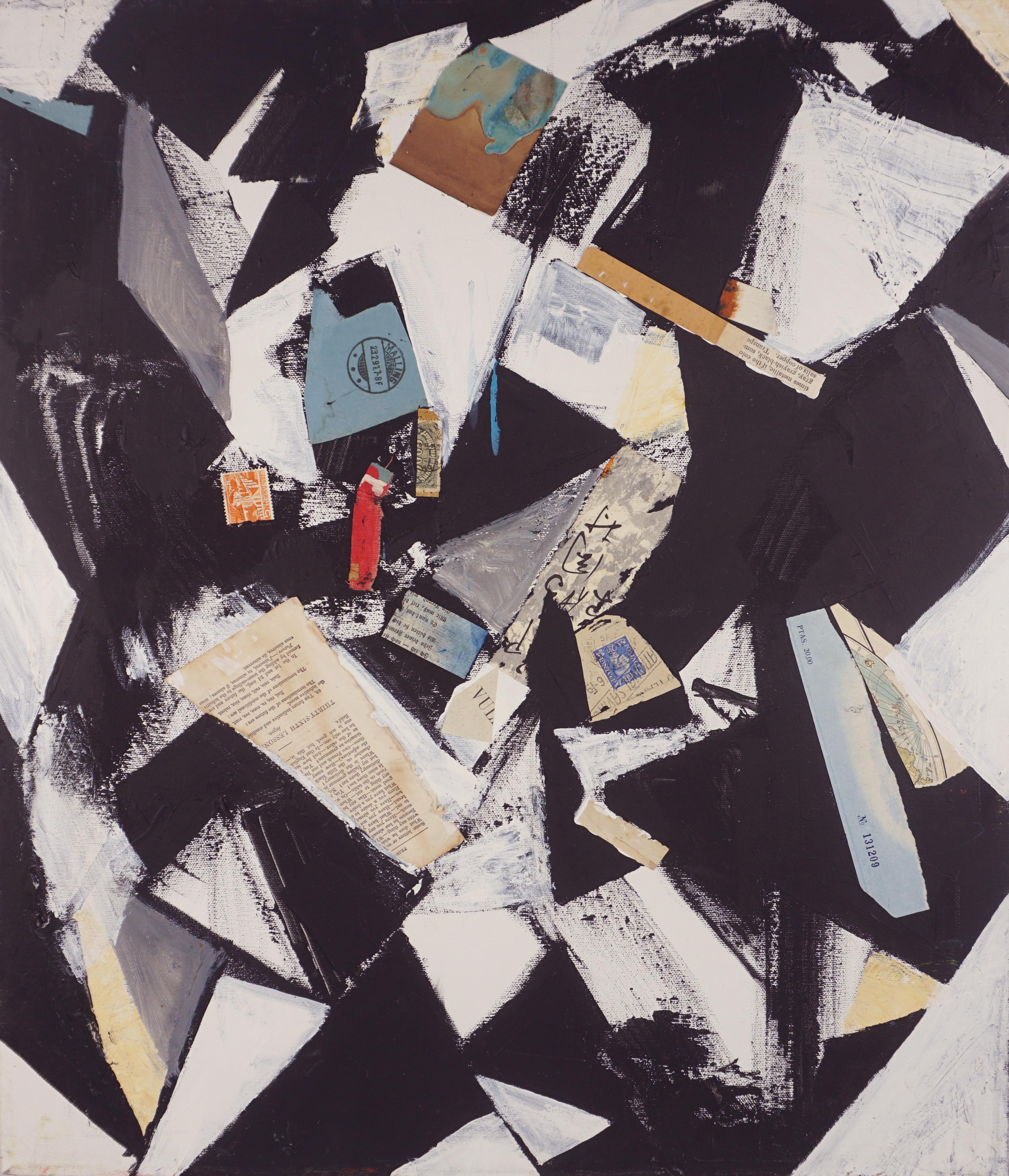 Michael Pauker  Abstract Painting - Passport Abstraction