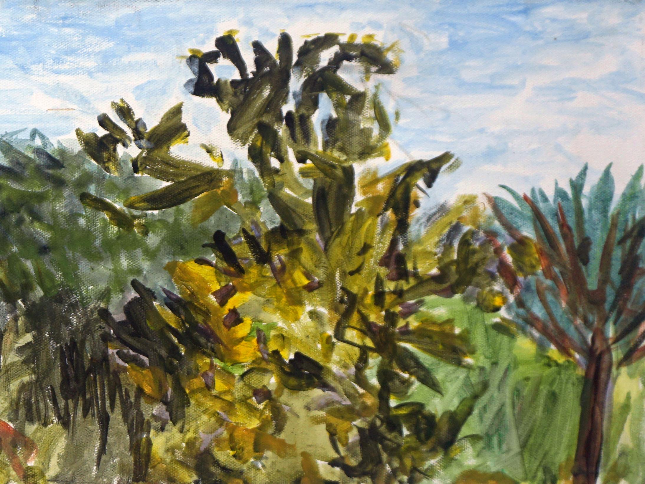 jungle trees painting