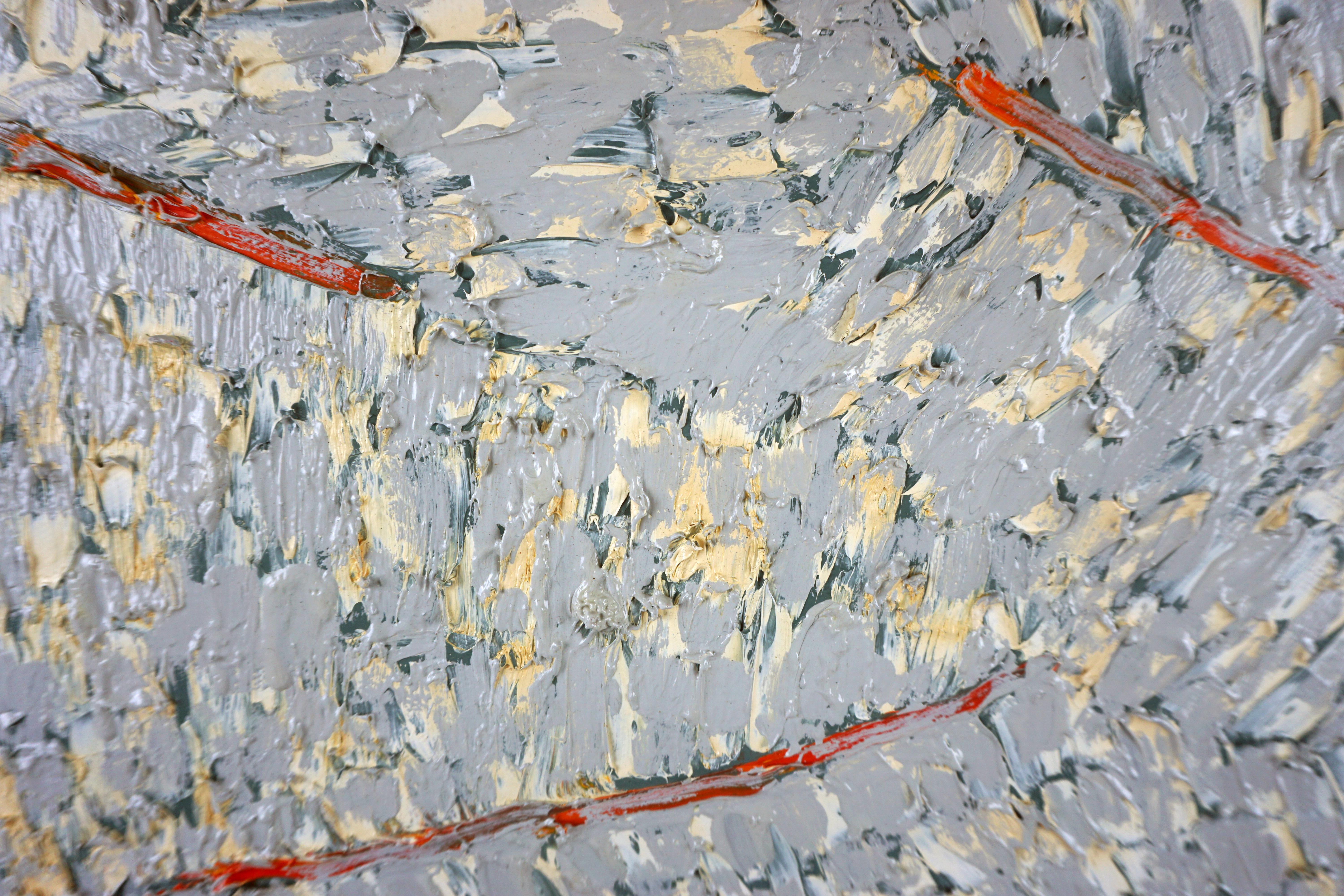 A. Winter Abstract - Painting Espressionismo astratto di Michael Pauker 