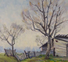 Paesaggio di campagna di Laguna, California, metà secolo