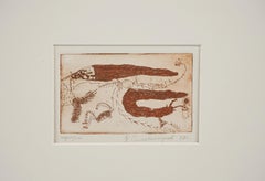 Miniature Abstract Expressionist Etching, From Start to Finish
