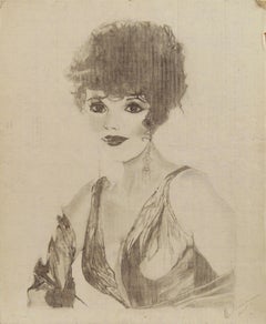 1985 Joan Collins Portrait by Louis Nadalini