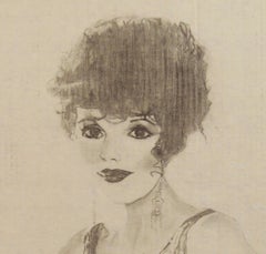 1985 Joan Collins Portrait by Louis Nadalini