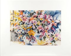 Spring Bouquet, Large-Scale Floral Watercolor Still Life
