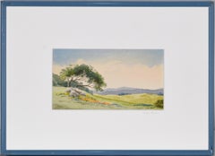"Ridge Oak" Northern Mt Tamalpais California Watercolor 1991