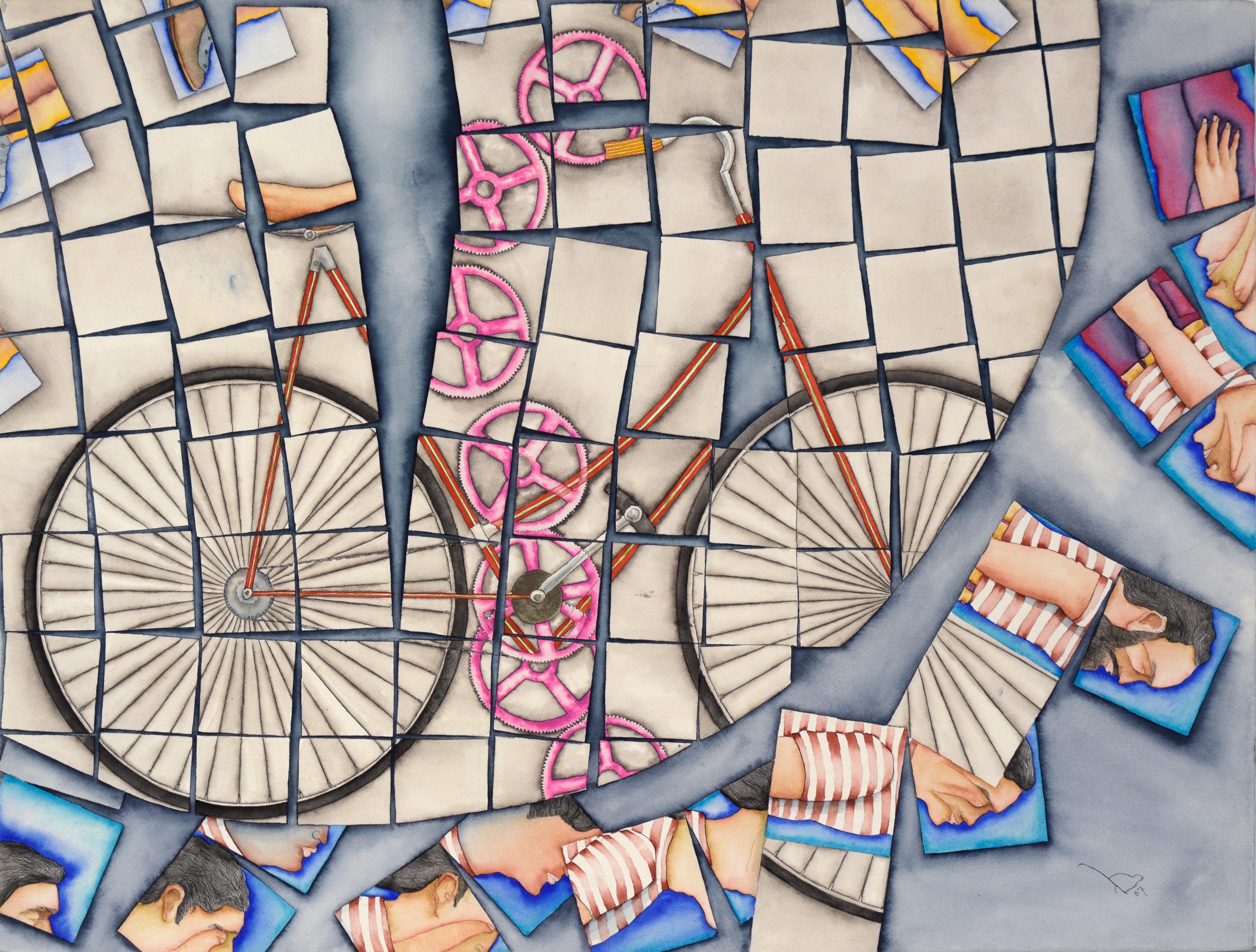 Unframed Drawings and Watercolor Paintings