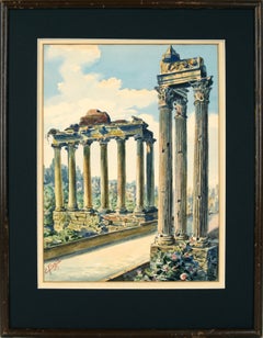Landschaftszeichnungen und -aquarelle