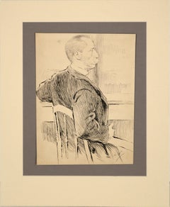 19th C. Newspaper Illustration of Hiram H. Hobbs, Foreman of the Grand Jury 1898