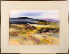 "Foothills" - Abstracted Watercolor Landscape by Jeanne Bellmer
