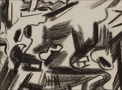 Paysage abstrait East Bay mi-siècle moderne