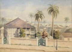 Nassau Bahamas 1880s Fort Fincastle in the distance