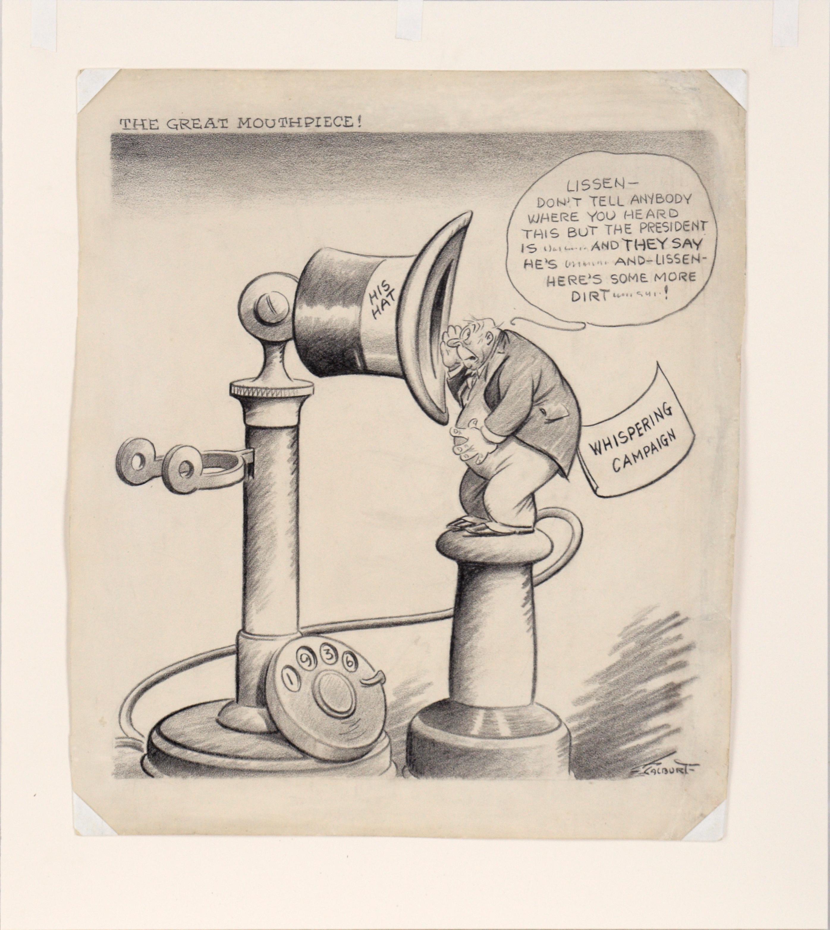 „“Der große Krug““ – politischer Cartoon im Vintage-Stil im Angebot 4