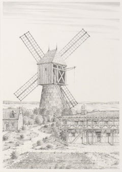 Cal Nord, Denmark - Hyper Realistic Windmill Illustration