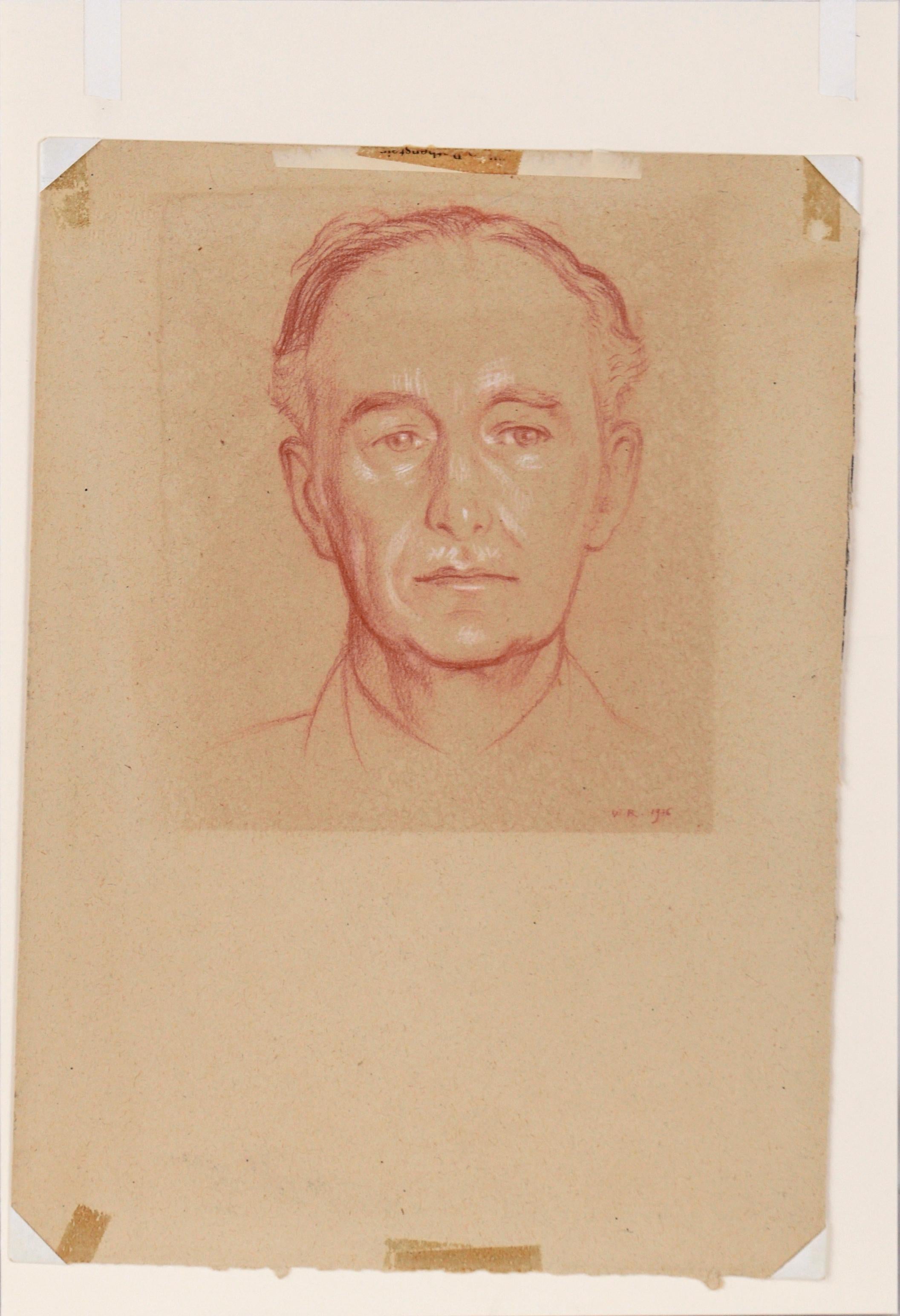 Porträt von Leopold Myers von Sir William Rothenstein im Angebot 6