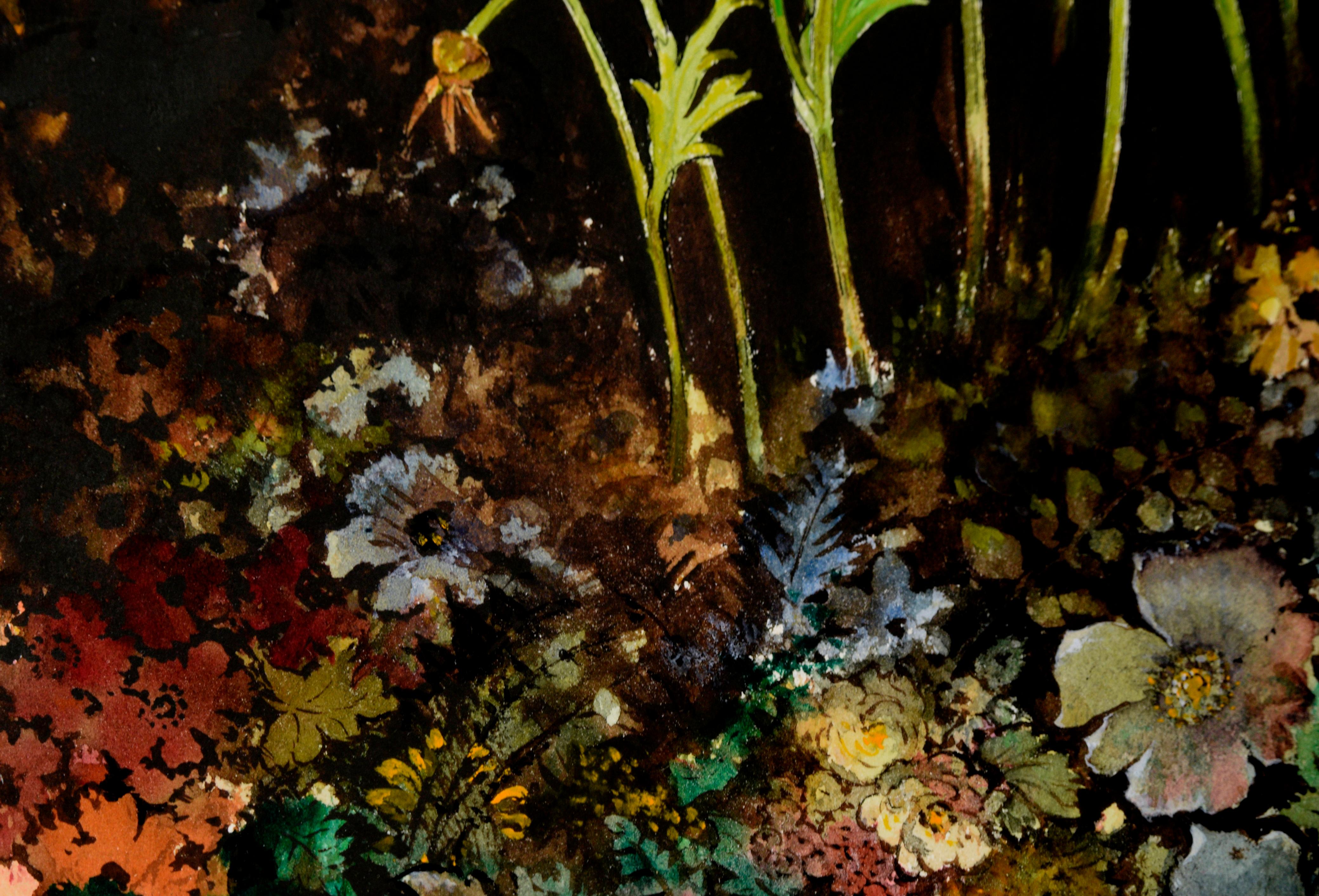 „Yellow Daises“ – Aquarell auf Zeichenkarton im Angebot 2