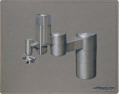 Intelledex Industrial Machinery Design Drawing in Pencil and Ink on Paper
