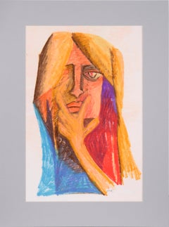 The Gesture - Portrait in Pastel on Paper