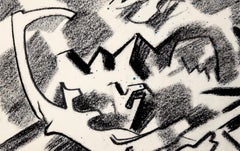 Mid Century Modern East Bay III Abstracted Landscape by Erle Loran