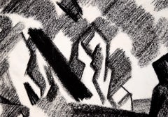 Paisaje abstracto de mediados del siglo XX East Bay IV de Erle Loran