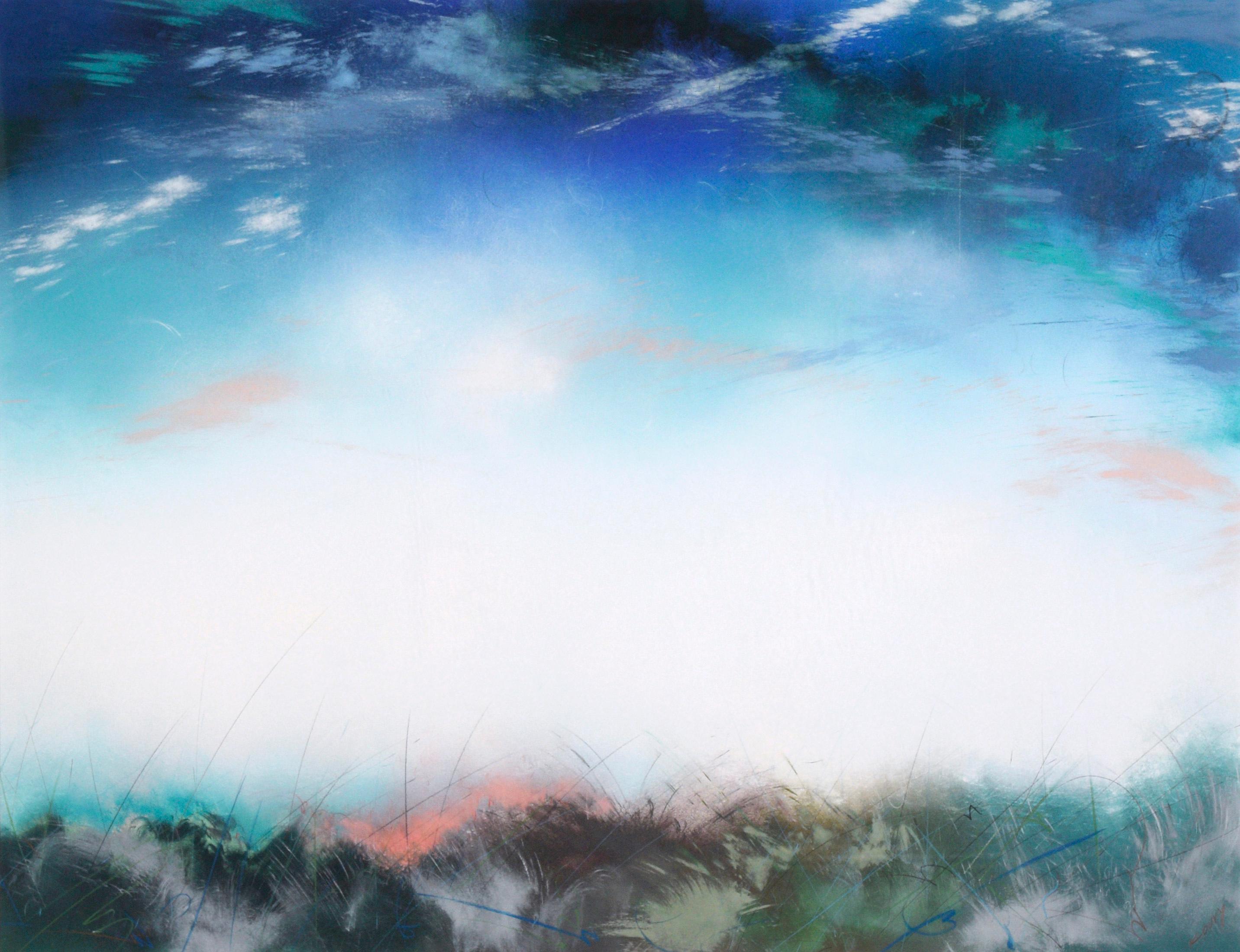 Skyscapes Series - Large Scale Landscape in Pastel on Paper - Art by Aleah Koury