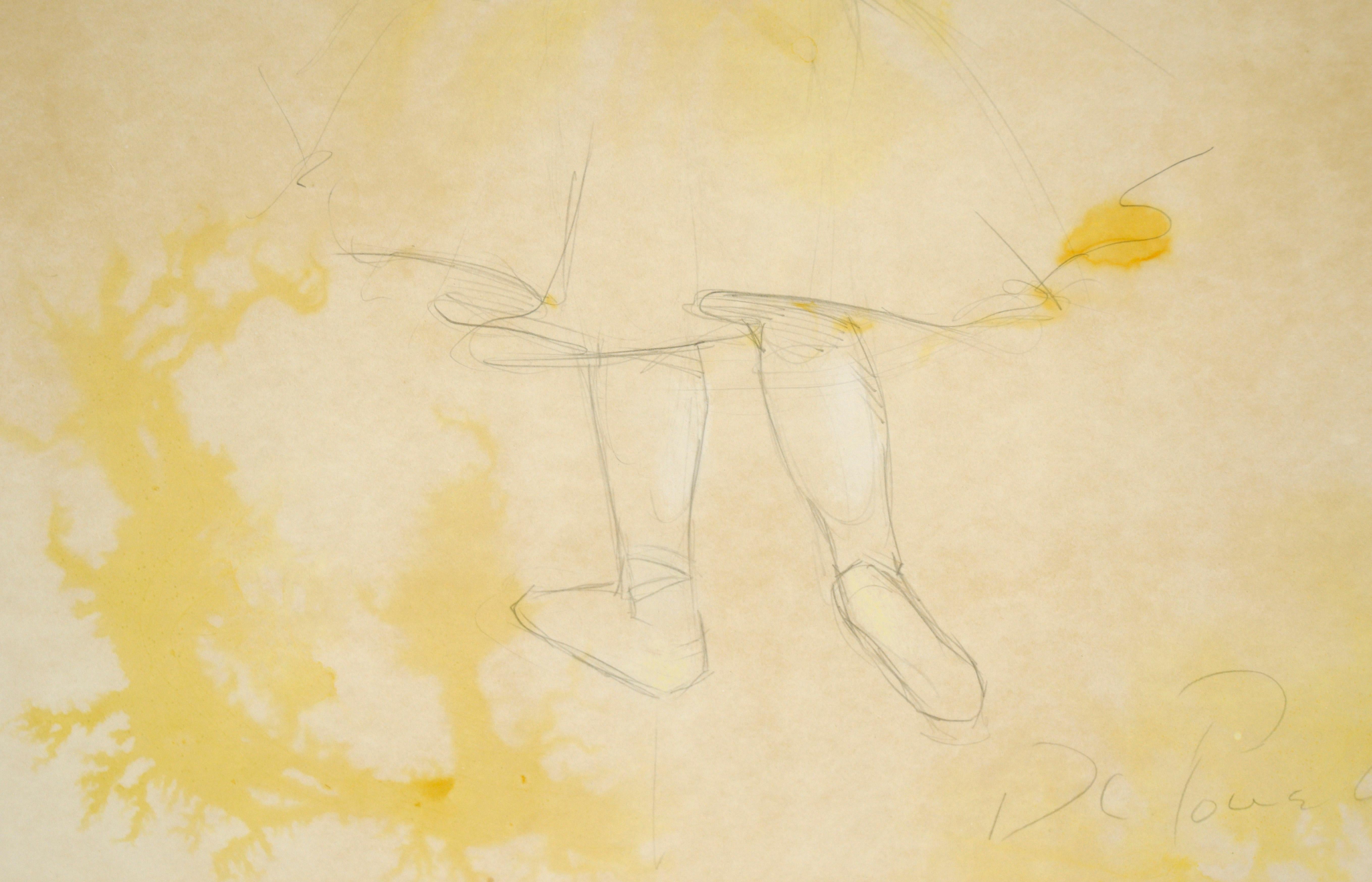 La piccola ballerina - Disegno figurativo a matita su carta

Delicato disegno di una ballerina di spalle di un artista sconosciuto (XX secolo). Con un numero limitato di linee, l'artista ha disegnato una ballerina vista da dietro. Ci sono alcuni