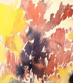 An Enlightening Afternoon Near Oregonia - Watercolor Landscape on Paper