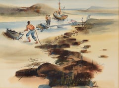 Fishing Boats Along The Coast